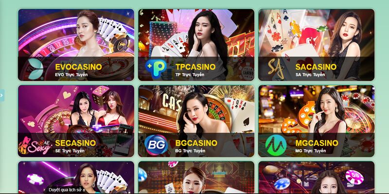 Những phương diện nổi bật của sản phẩm Casino tại Fbc88